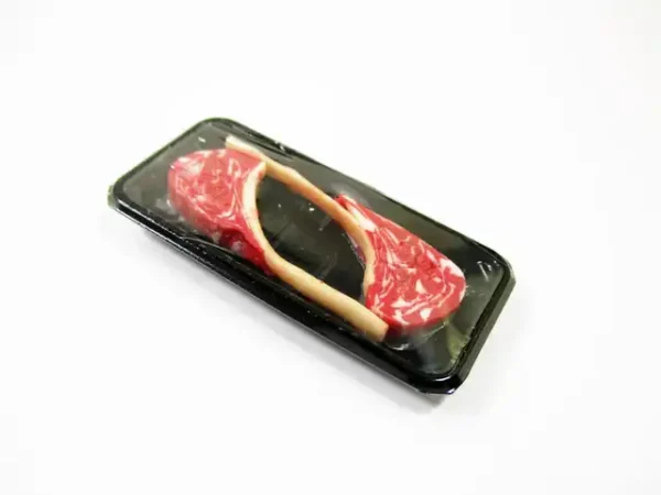 Dollhouse Miniature Food 2 Lobster Raw Tomahawk Meat Tray Supermarket Pack 16733 - Image 4