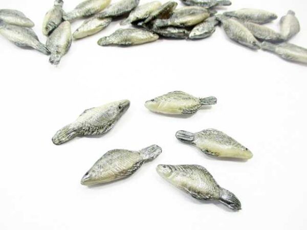 Dollhouse 5 Fresh Sea Bass Fish Miniature 1:12 Seafood Sea Fresh Fish 17053