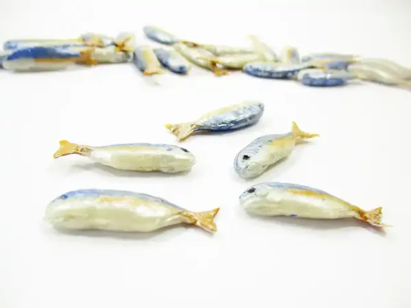 Miniature 5 Thai Mackerel Fish Dollhouse 1:12 Grocery Store Seafood Fish 17054 - Image 3