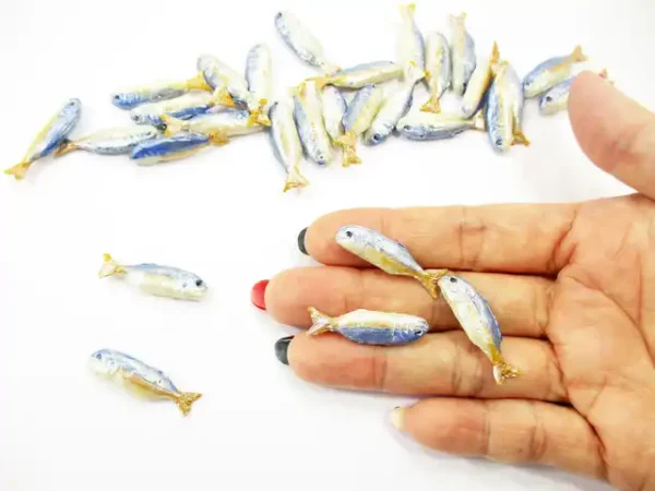 Miniature 5 Thai Mackerel Fish Dollhouse 1:12 Grocery Store Seafood Fish 17054 - Image 5