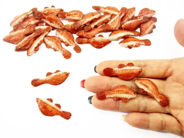 Miniature 5 Coral Trout Fresh Fish Dollhouse 1:12 Fresh Fish Seafood 17055 - Image 5