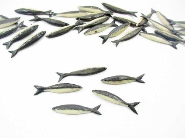 Miniature 5 Mackerel Fresh Fish Dollhouse 1:12 Grocery Store Seafood 17056