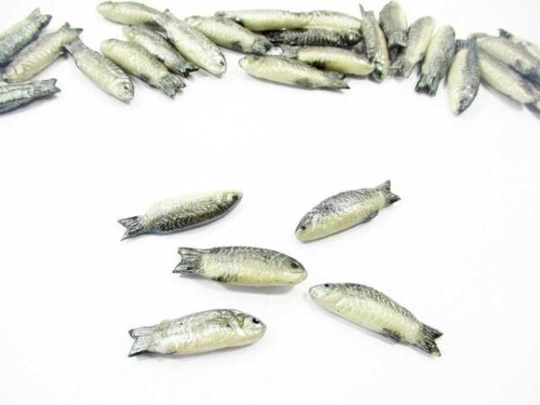 Dollhouse 5 Fresh Mullet Fish Miniature 1:12 Seafood Sea Fresh Fish Store 17057