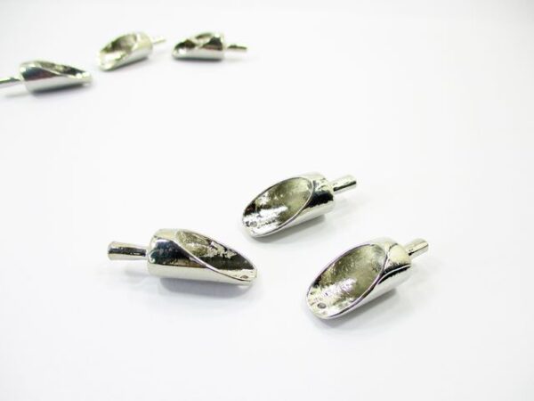 Dollhouse Miniature Accessories Tool Shovel 3 Metal Silver Ice Scoop 10925