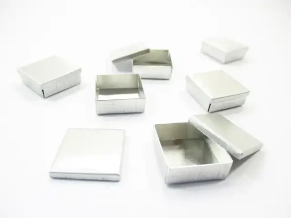 Set of Boxes of Cookie/Candy Tins Square Dollhouse Miniature Supply - Image 2