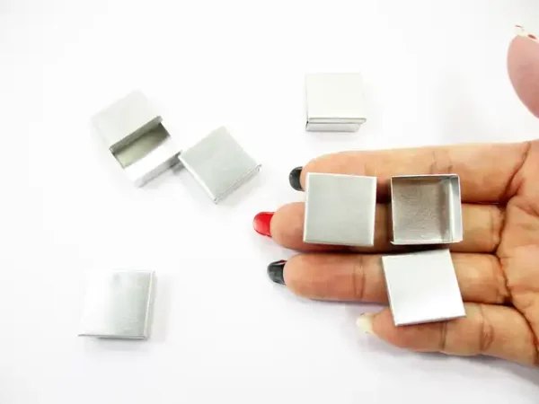 Set of Boxes of Cookie/Candy Tins Square Dollhouse Miniature Supply - Image 6