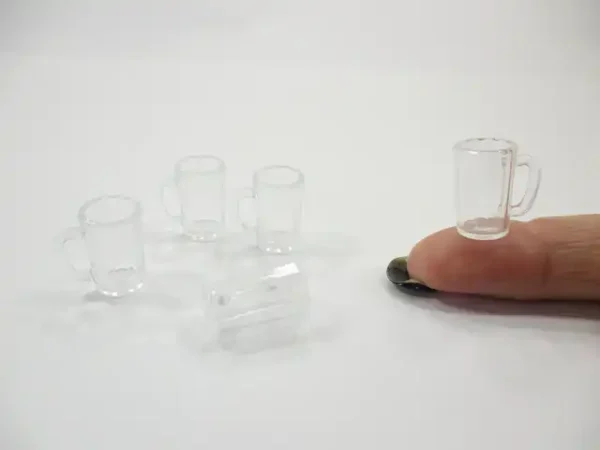 Dollhouse Miniatures 5 Beer Cup Acrylic Beverage Supply Accessories Mug 12453 - Image 7