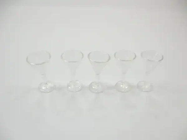 Acrylic Wine Cocktail Glass Dollhouse Miniatures Bar Beverage Supply - Image 2