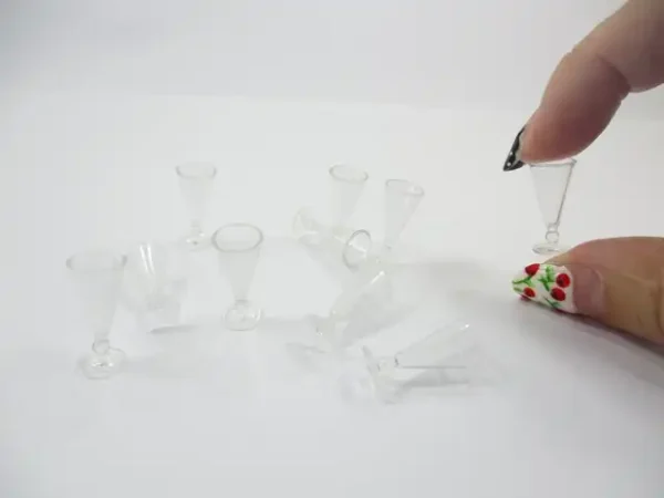 Acrylic Ice Cream Cocktail Glass Dollhouse Miniatures Accessories - Image 6