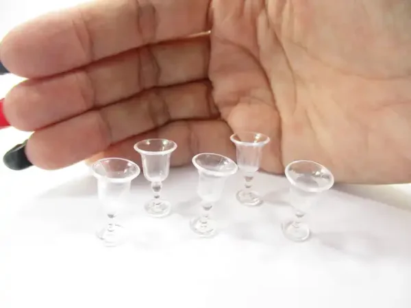 Acrylic Ice Cream Cup Dollhouse Miniature Accessories Drinks Supplies - Image 2