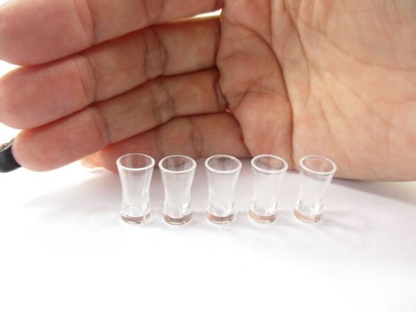 Acrylic Cocktail Glass Dollhouse Miniature Accessories Beverage Supply