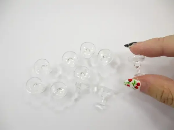 Acrylic Cocktail Glass Dollhouse Miniatures Accessories Beverage Supply - Image 8