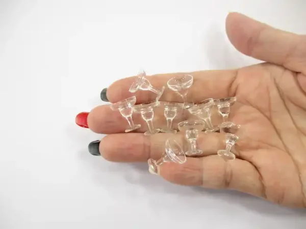 Acrylic Cocktail Glass Dollhouse Miniatures Accessories Beverage Supply - Image 9