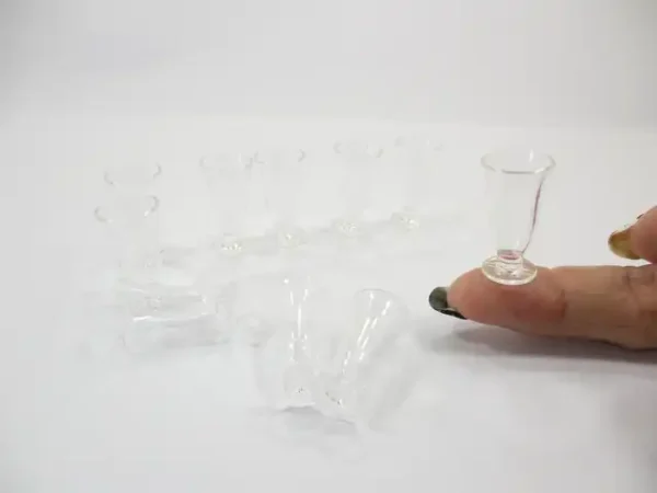 Acrylic Ice Cream Glass Dollhouse Miniatures 1:6 Accessories Supply Charms - Image 6