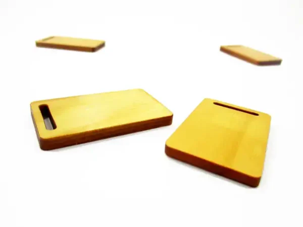 2 Cutting Wooden Board Kitchen Accessories Supply Dollhouse Miniature 12527 - Image 3