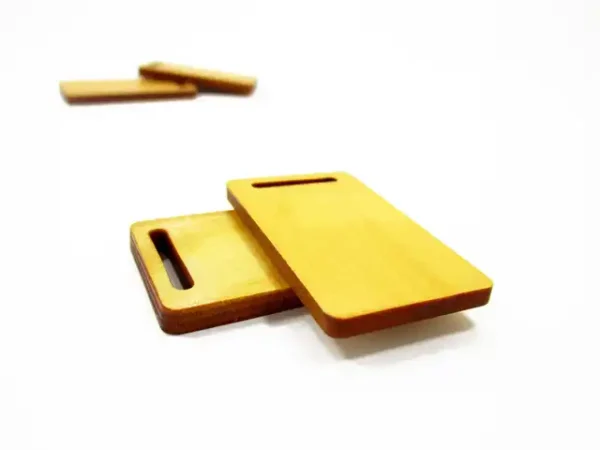 2 Cutting Wooden Board Kitchen Accessories Supply Dollhouse Miniature 12527 - Image 4