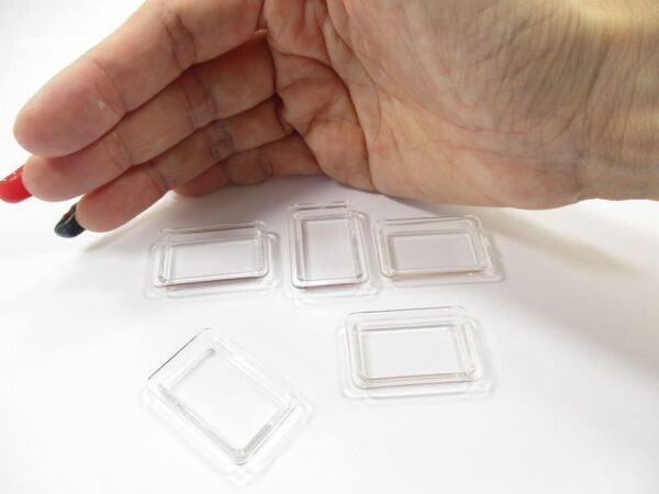 Empty Tray Size S Acrylic Plastic Dolls House Miniatures Supply Charms