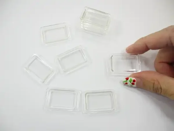 Empty Tray Size S Acrylic Plastic Dolls House Miniatures Supply Charms - Image 7