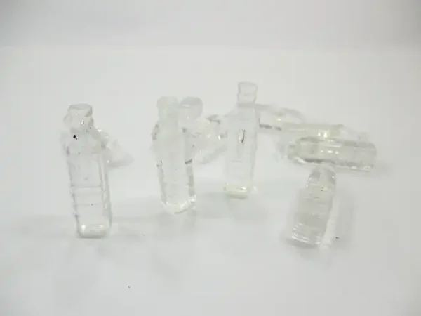 Set 10 Water Square Bottle Dollhouse Miniature Beverage Accessories Supply 13093 - Image 2