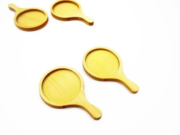 Set of 2 Pizza Pan Cutting Board Kitchen Accessories Dollhouse Miniatures 13383