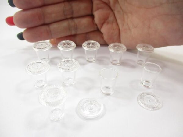 Dollhouse Miniatures Accessories Acrylic Iced Coffee Cup Beverage Supply