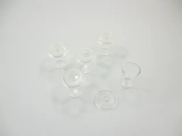 Dollhouse Miniatures Accessories Acrylic Iced Coffee Cup Beverage Supply - Image 2