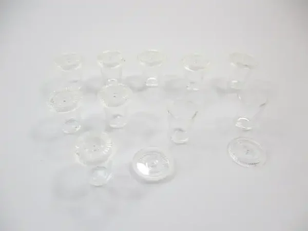 Dollhouse Miniatures Accessories Acrylic Iced Coffee Cup Beverage Supply - Image 3