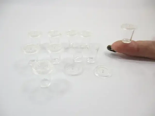 Dollhouse Miniatures Accessories Acrylic Iced Coffee Cup Beverage Supply - Image 5