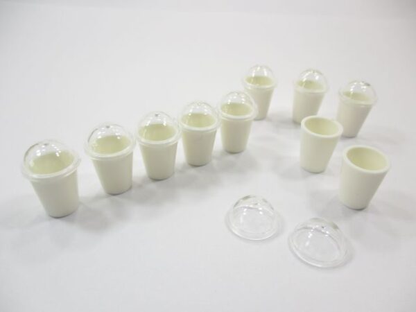Dollhouse Miniatures Accessories Acrylic Frappe Coffee Cup Beverage Supply