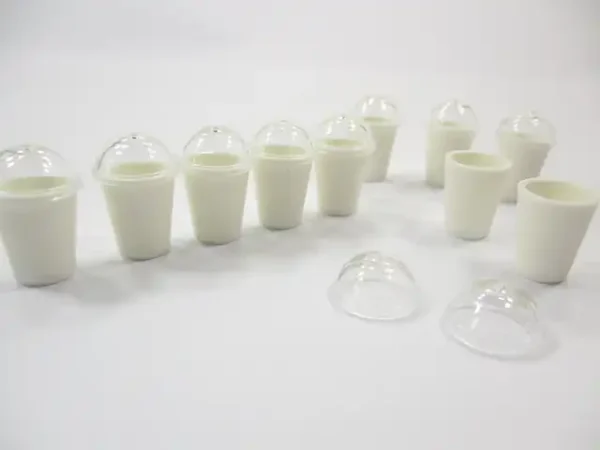 Dollhouse Miniatures Accessories Acrylic Frappe Coffee Cup Beverage Supply - Image 3