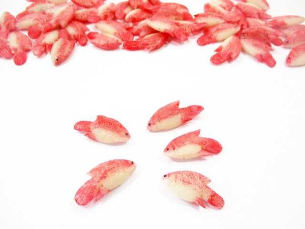 Miniature 5 Red Tilapia Fresh Fish Dollhouse Grocery Store Seafood Fish 17065