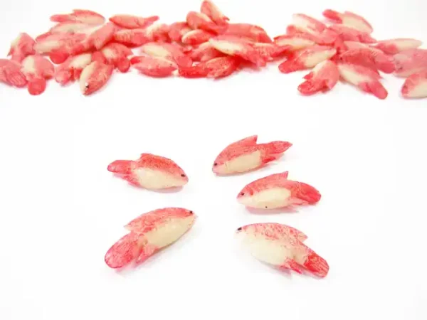 Miniature 5 Red Tilapia Fresh Fish Dollhouse Grocery Store Seafood Fish 17065 - Image 2