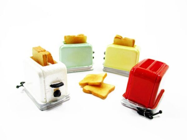 Dollhouse Miniatures Electric Toaster Bakery Cooking Kitchen Machine