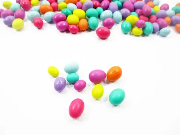1:12 Miniature Easter Egg Dollhouse Mixed Color Tiny Easter Egg Supply - Image 3