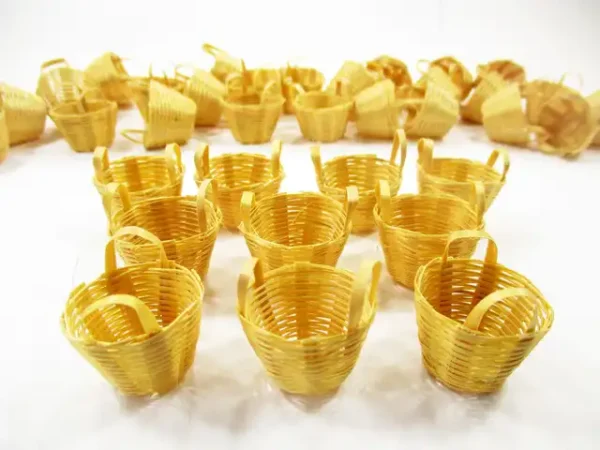 Wholesale Wicker Holder Basket Fruit Vegetable Dollhouse Miniature - Image 3