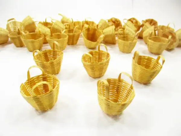 Wholesale Wicker Holder Basket Fruit Vegetable Dollhouse Miniature - Image 4