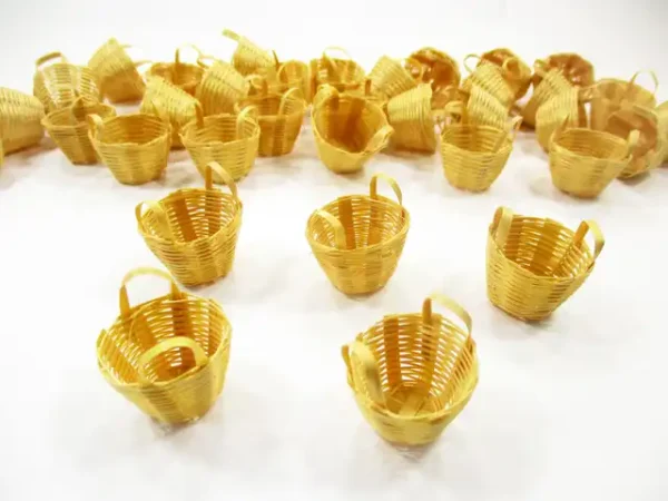 Wholesale Wicker Holder Basket Fruit Vegetable Dollhouse Miniature - Image 5