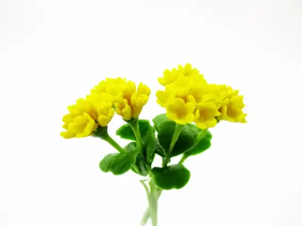 2 Bunch Miniature Geranium Clay Flower Dollhouse Handmade Fairy Garden - Image 7